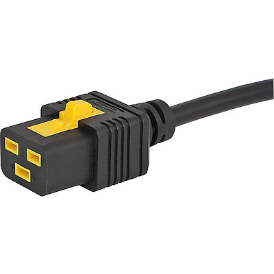 6051.2047  IEC Interconnection Cord with IEC Appliance Connector C19, V-Lock, straight