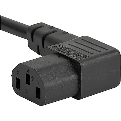 6000.0224  IEC Appliance Outlet C13 angled black