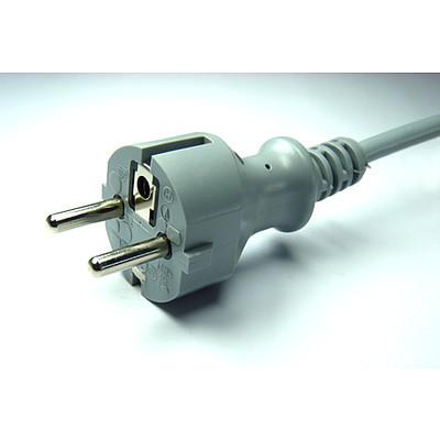 4370  Power Supply Cord with Shako Power (Mains) Plug, Straight