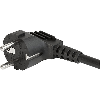 6051.2093  Netzstecker EU schwarz