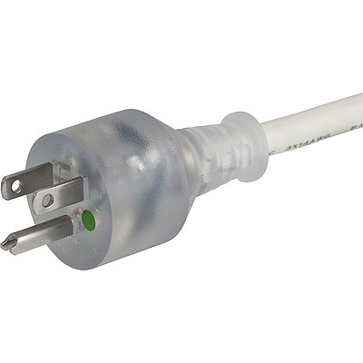 6051.2131  Power plug North America Hospital grade white