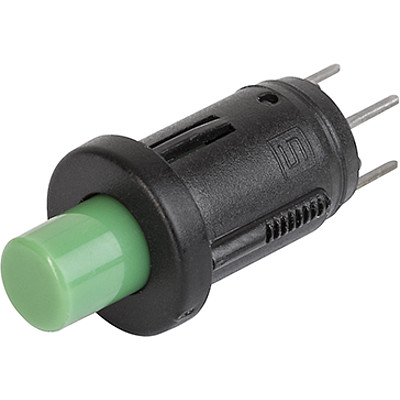LDT/LDS  Frontpanel Switch 10 mm green round