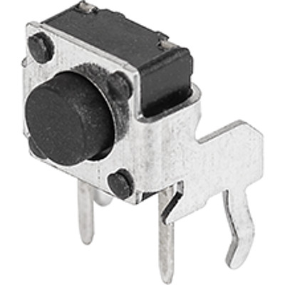 6x6 mm tact switches  LPV: Through hole, angled