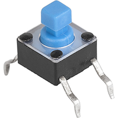 6x6 mm tact switches  LPS: Through hole, square