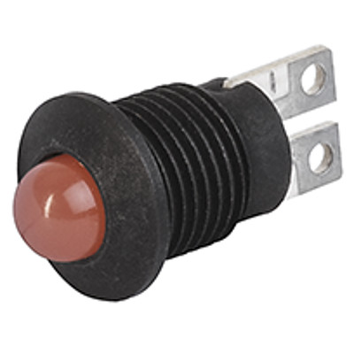 LFM  Housing black dull LED red Exposed LED and external reflector