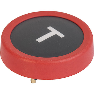 MCS 18 Front  Membrane Switch Frontpanel Short Stroke 18 mm round red, lettered