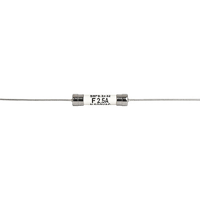 SHF 6.3x32 Pigtail  Axial Lead Fuse, 6.3x32 mm, 440 - 500 VAC, 400 - 500 VDC, 1-8 A, High Breaking Capacity ≥1500 A
