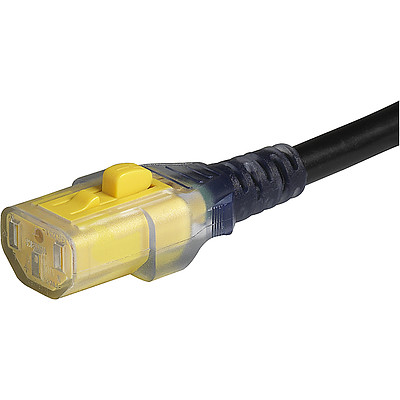 6051.2181 IEC appliance outlet C13 V-Lock cord retaining black en IM0013900