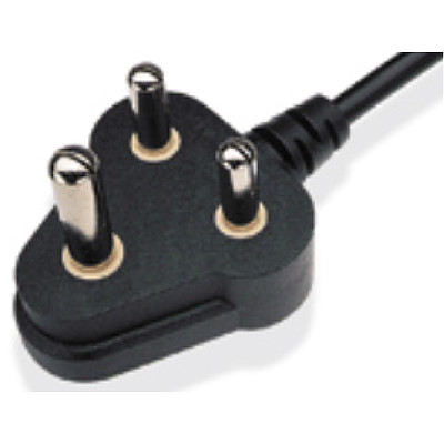 3-101-514  Power Plug India black