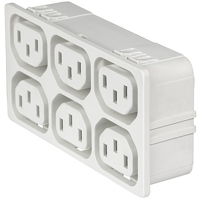 4751 4751 with 6 ganged outlets in white en IM0016843
