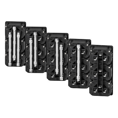 4750  Strip Block for Snap-in Mounting with up to 7 IEC Appliance Outlets F