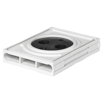 Covers SKD 250/400A_new  Flange 2-part rubber grommet multiple 3-151-311