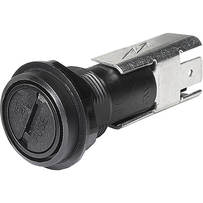 FIZ  Shock-Safe Fuseholder, 5 x 20 mm, Slotted Cap, 4 W / 16 A, IP 40 / IP 67