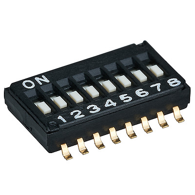 DTCD  SMD DIP Switch, 1.27 mm