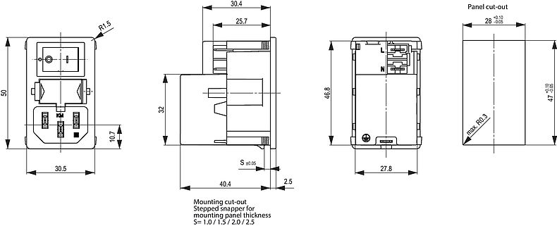 KMF_Massbild_Ohne Metallabschirmung