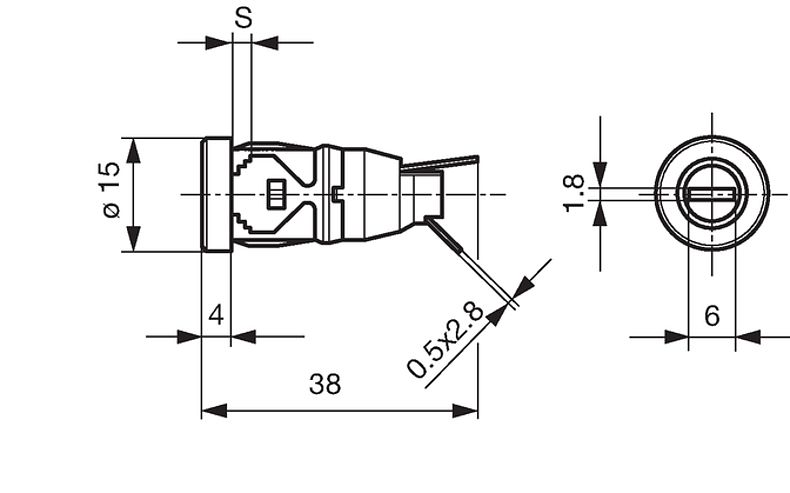 FEF_Massbild_Mehransicht_snap_in_schräg_Dfläche