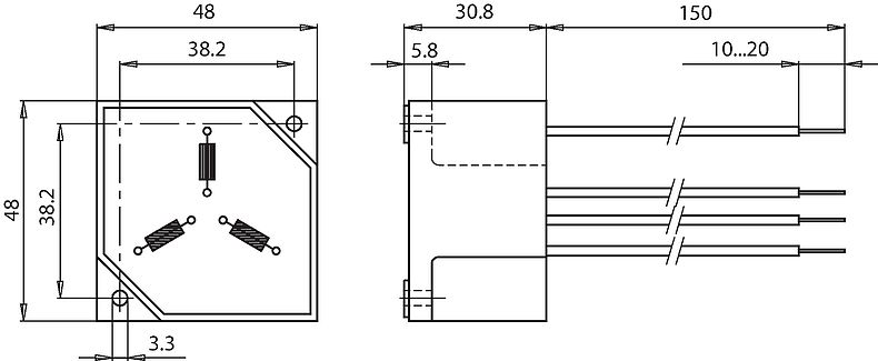 DKIP_DKLP_Massbild_Gehäuse_29-3W