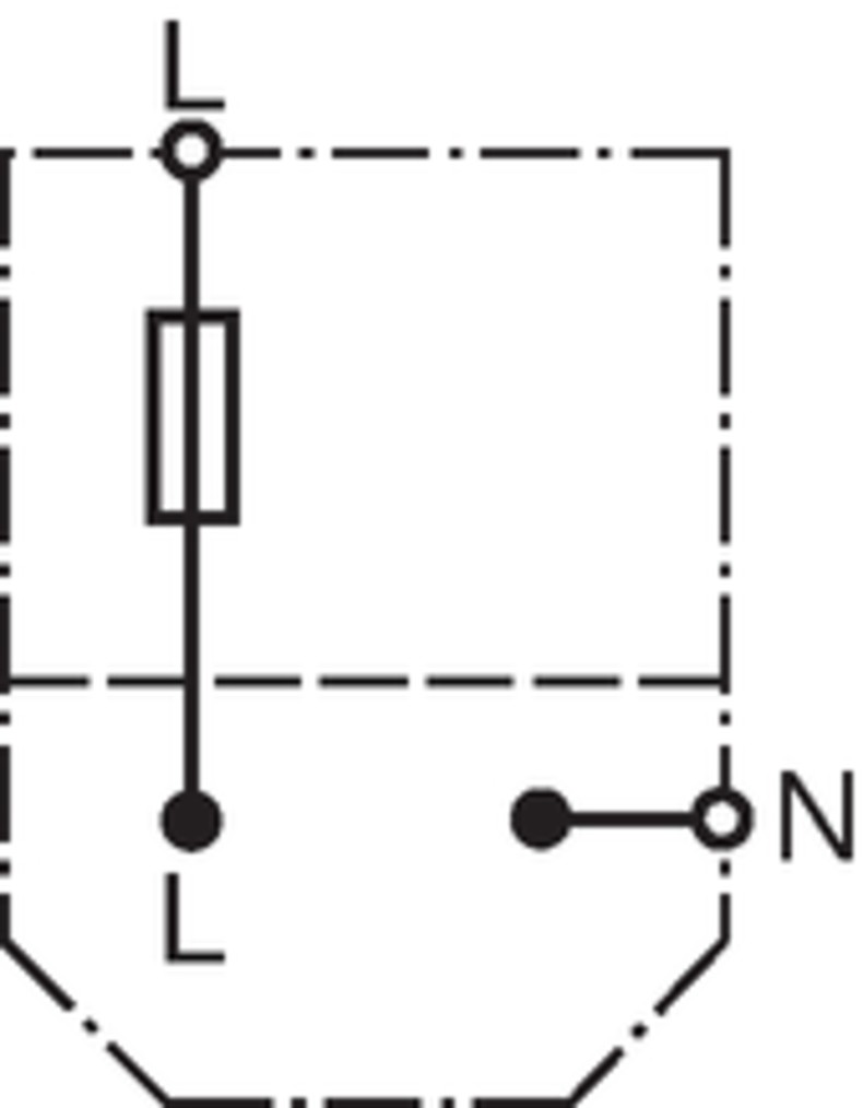 6202 - IEC Appliance Inlet C18 with Fuseholder 1-pole