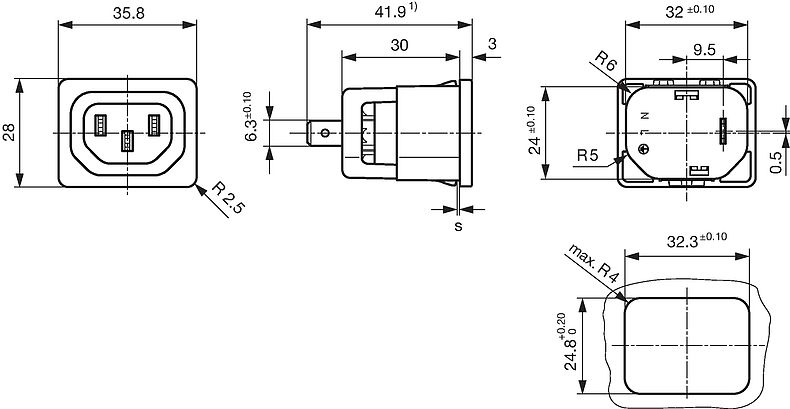 6610_Massbild_cross_L_separat