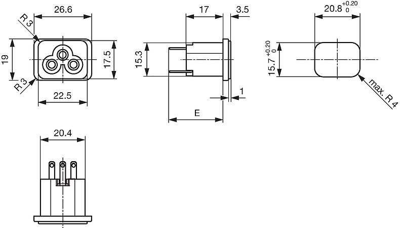2563_Massbild_Löt_Steckanschluss