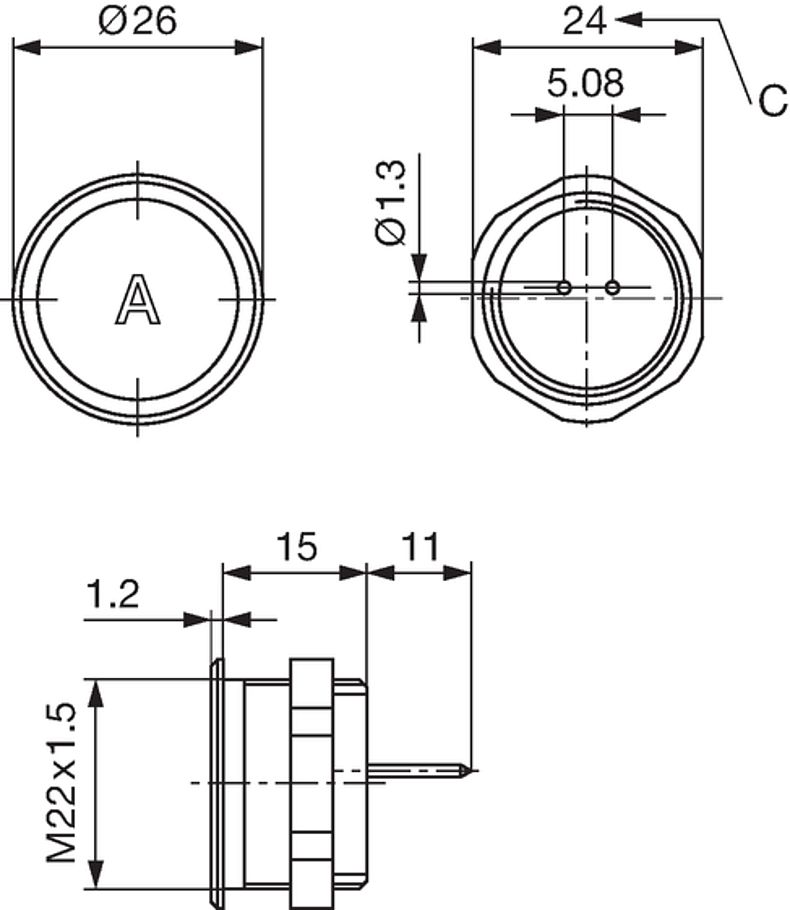 PSE_IV_22_Anschlussstift_Maßbild