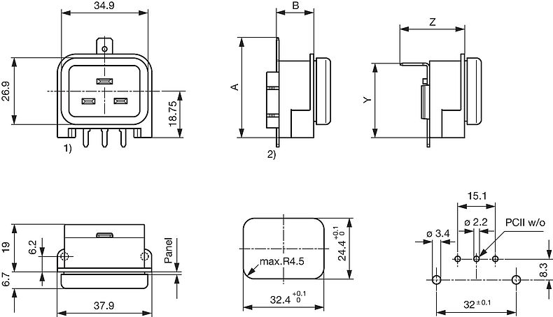 GSP4_Massbild_Sandwich_Screw_on_PCB