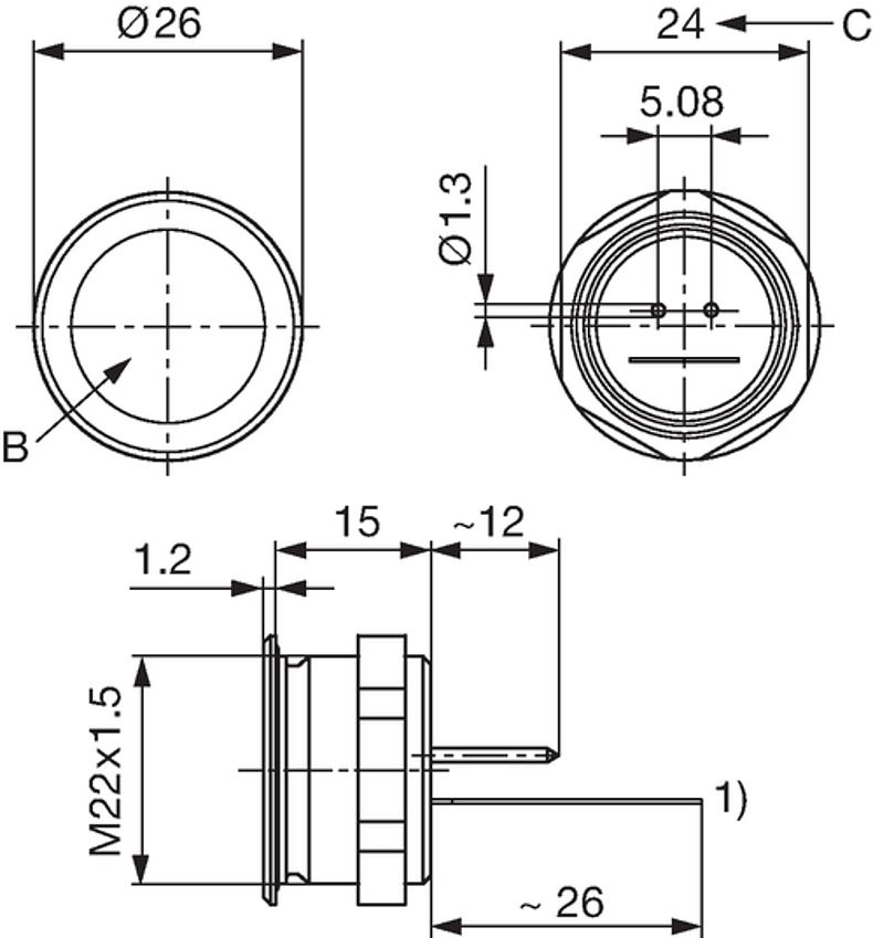 PSE_EX_22_Anschlussstift_Massbild