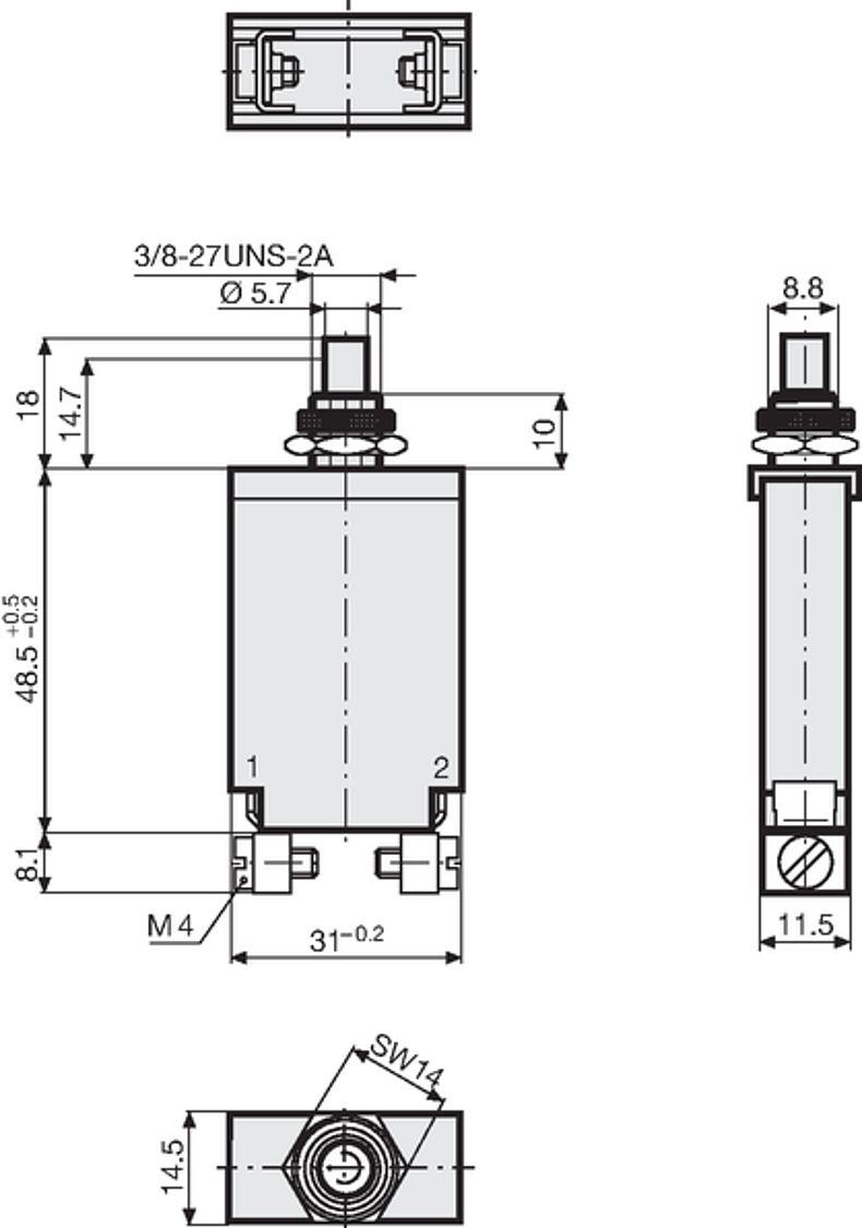 T12_212_Massbild_Gewindehalsbefestg_Schraubanschluss
