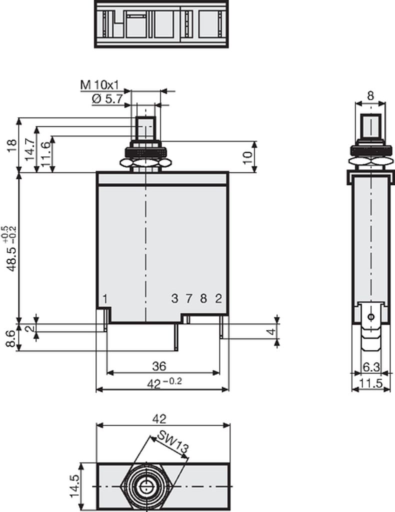 TMx12_211N_Massbild_Gewindehalsbefestg_Steckanschluss