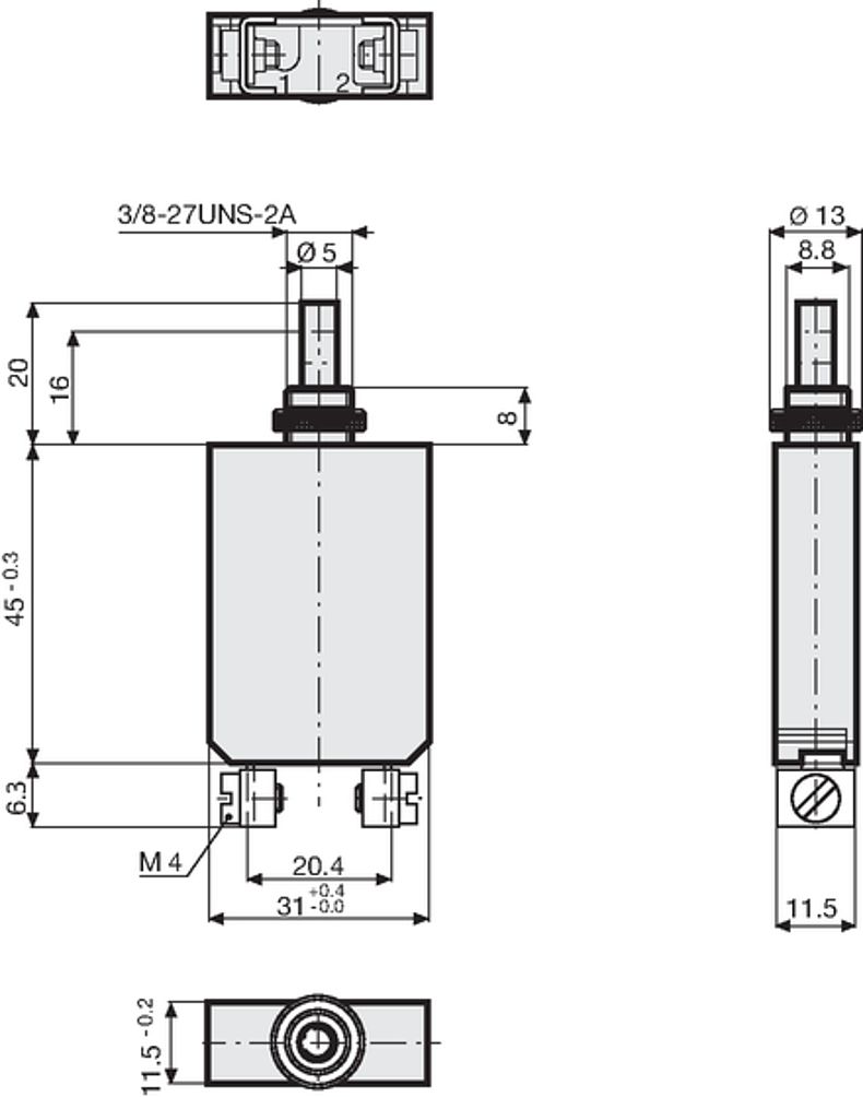 T13_212_Massbild_Gewindehalsbefestigung