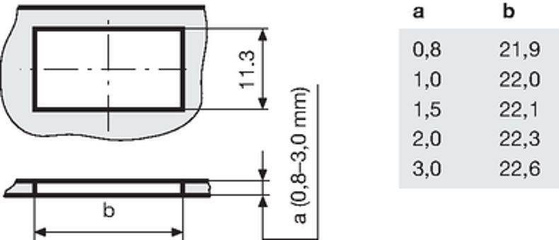 T11_Montageöffnung_Schnappbefestigung