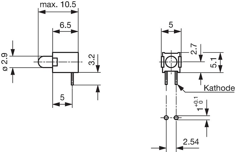 ASL_Massbild_3mm_LED_Anschlüsse_abgewinkelt_mit_LED
