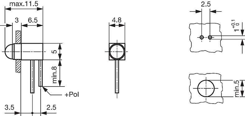 SRL_Massbild_3mm_LED_vertikal_vorne