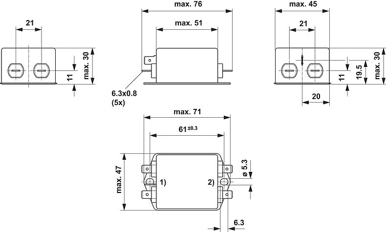 FMAB_NEO_Massbild_Case_QD_Steckanschlüsse