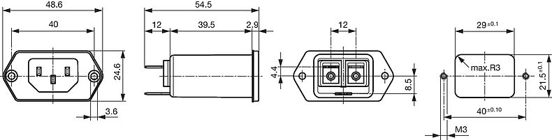 5120_Massbild_Kunststoff-Flange