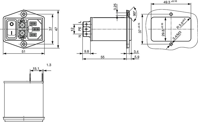 DD12_Massbild_Mehransicht_Schraub_B