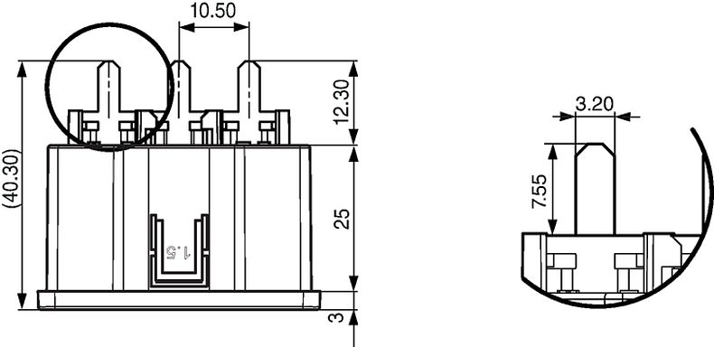 GS21_Massbild_Mehransichten_Leiterplattenanschlüsse