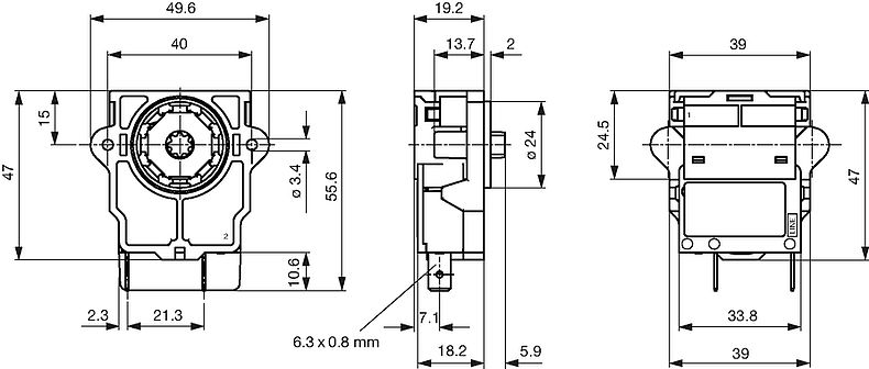 TA35_Drehknopf_Massbild_1_pole