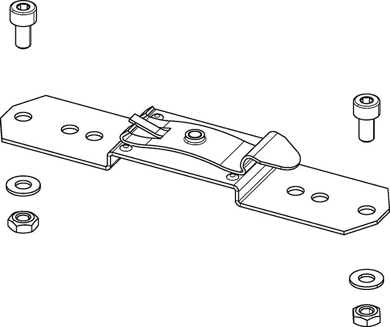 DIN RAIL Clip_Explosionsansicht