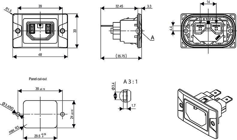 6080_Massbild_C18_mit_Dichtung