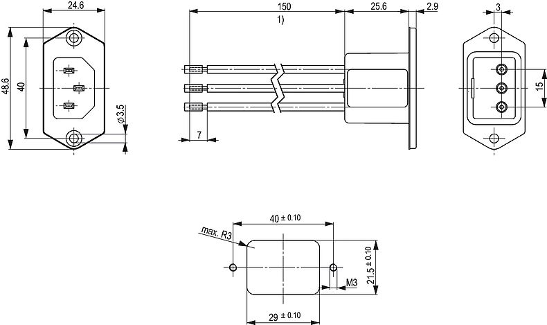 5121_Massbild_Screw_plastic flansh