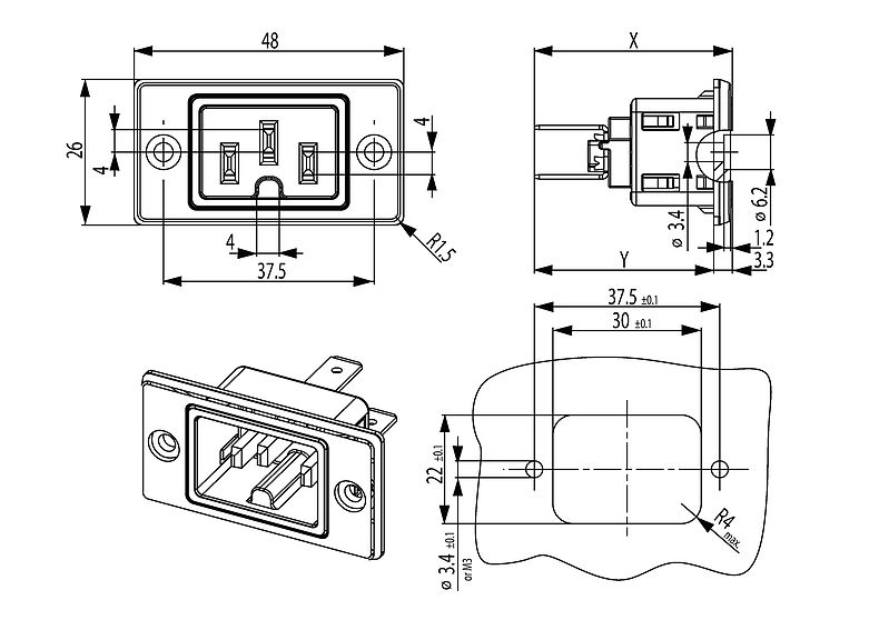 GH21_screw_Massbild_Mehransichten