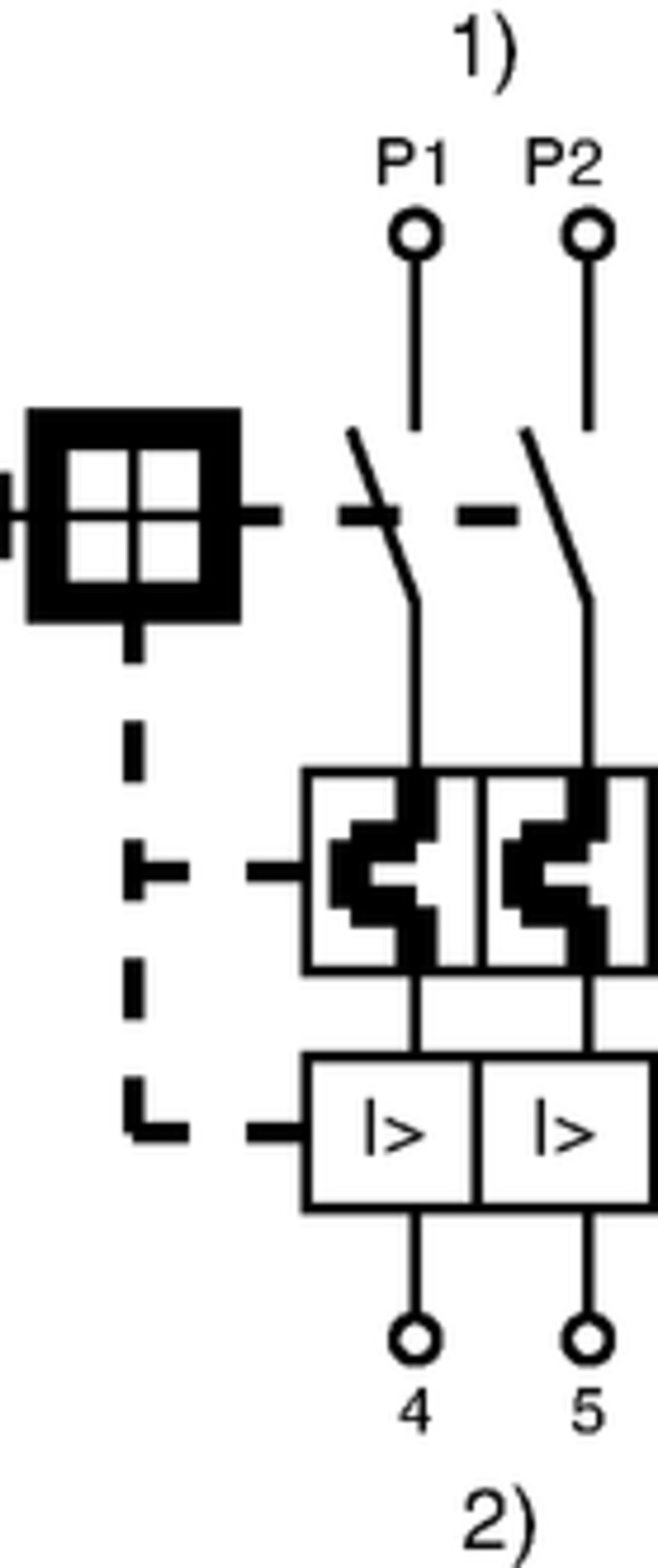TA36_Wippe_Schaltbild_2_pole_2_Bimetalle, 2 magnet modules