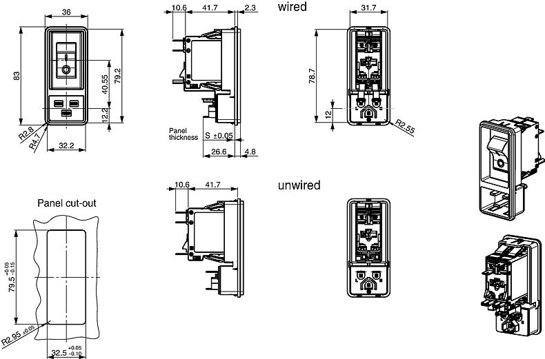 EF11_snap_1Pole_Massbild_Mehransicht