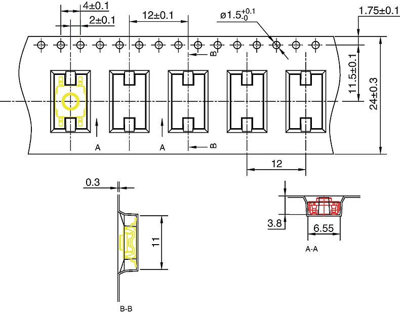 TCS6F_LZ-828_Gullwing_H3_5_Packaging
