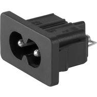 AC Power Entry Modules 2561 C6 Inlet w/ Solid Pins 1 piece AC Power Entry Modules 2561 C6 Inlet w/ Solid Pins 1 piece
